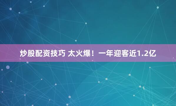 炒股配资技巧 太火爆！一年迎客近1.2亿