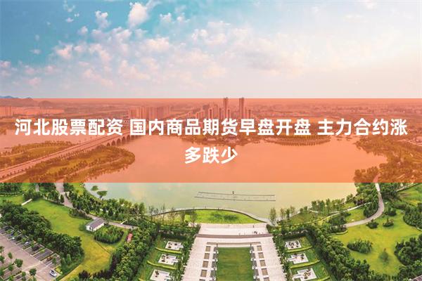 河北股票配资 国内商品期货早盘开盘 主力合约涨多跌少